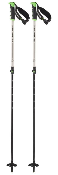 Bâton Salomon Mtn Alu S3 Rainy Day Green