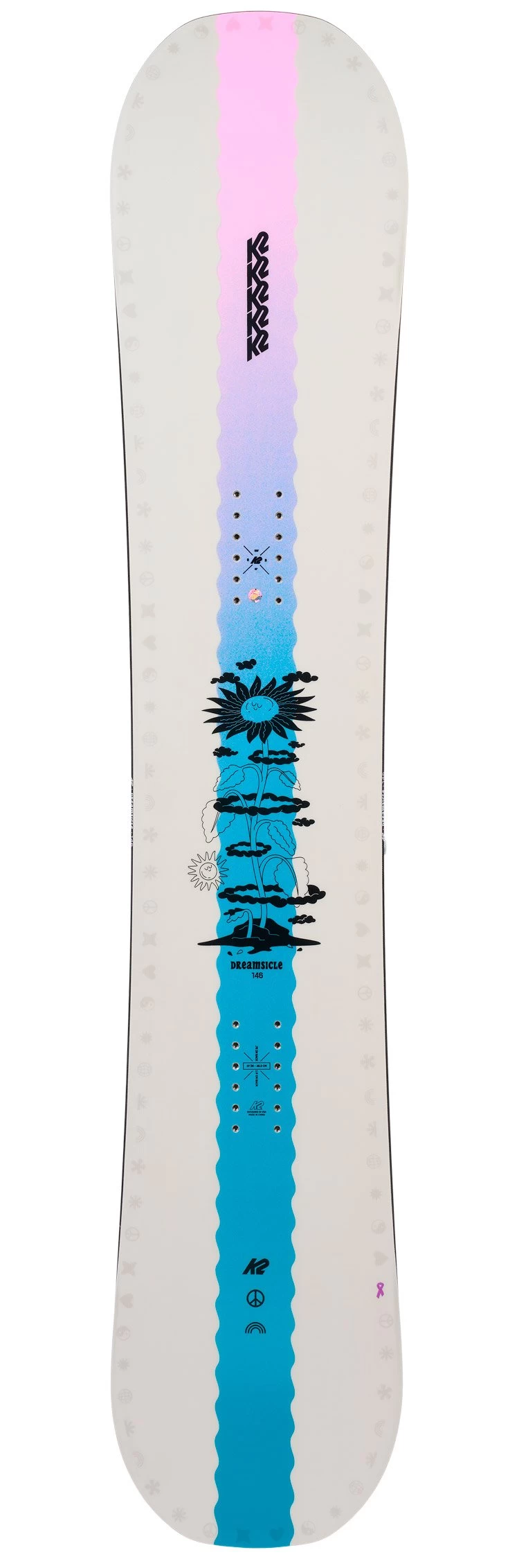 Planche Snowboard K2 Dreamsicle Design 1 Planche Snowboard K2 Dreamsicle Design