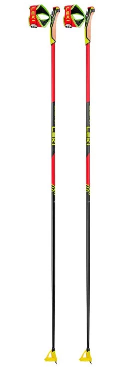 Bâton Fond Leki Prc 750 Bright Red Neon Yellow Black