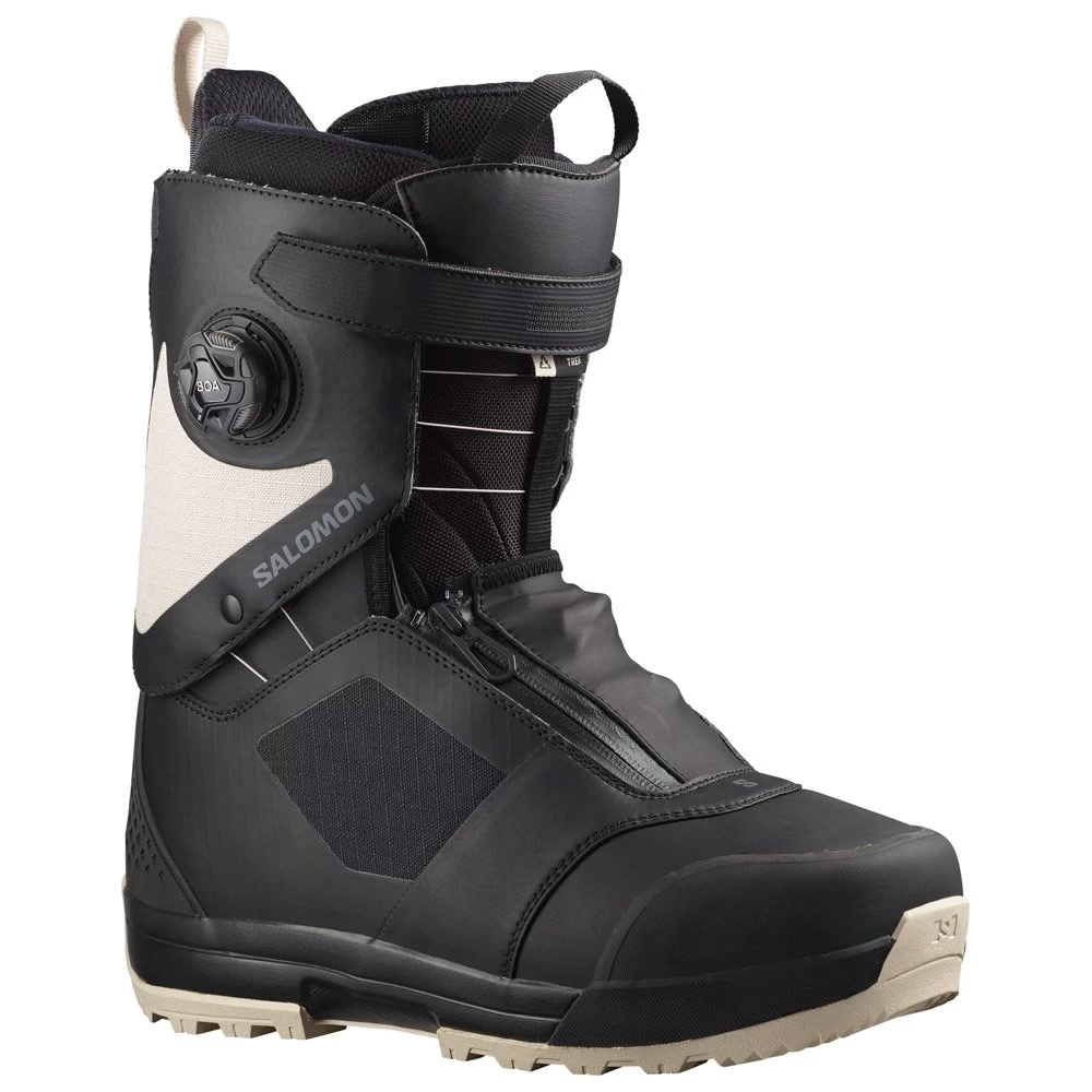 Boots Salomon Trek Black White 1 Boots Salomon Trek Black White